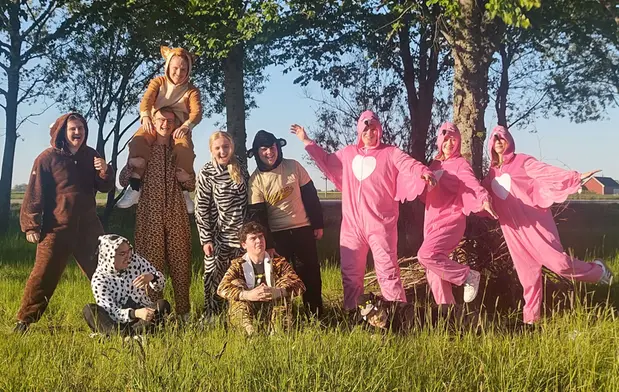 Foto på banankontakt. 